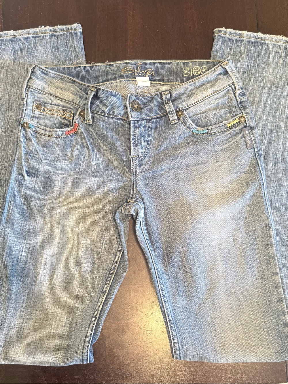 Silver Jeans Light Wash Boot Cut Jeans
